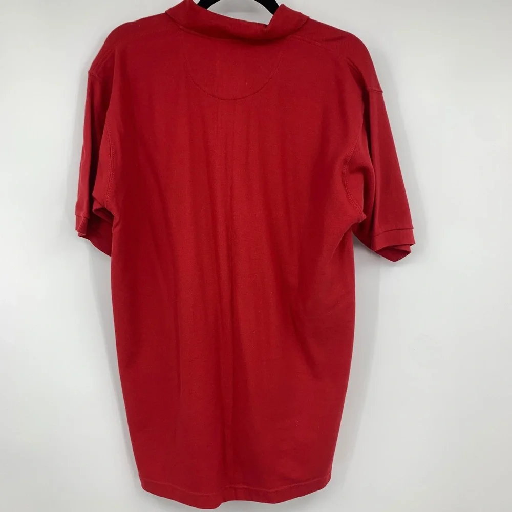Vintage Chaps Ralph Lauren mens small polo crest red short sleeve Y2K preppy NEW